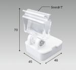 マグネットフック　白　クリアタイプ