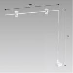 L型ﾏｸﾞﾈｯﾄPOP　H180×W400